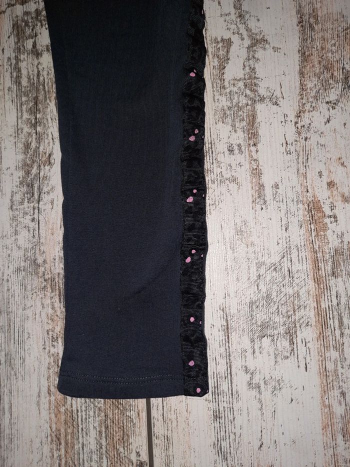 Pantalon jogging  bordé motif léopard - photo numéro 3