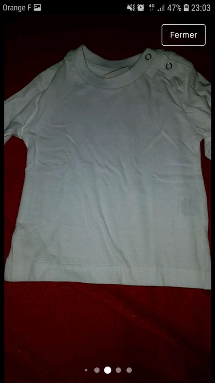 Lot 6 t-shirt 3 mois - photo numéro 4