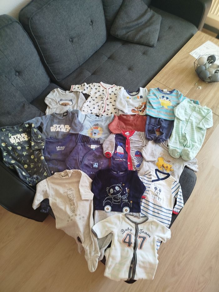 Lots de pyjamas 1-3 mois