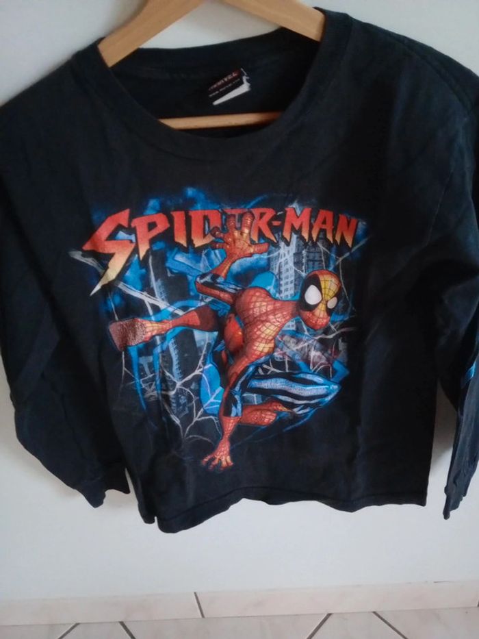 T-shirt manches longues 14a Spider-Man c53 - photo numéro 2