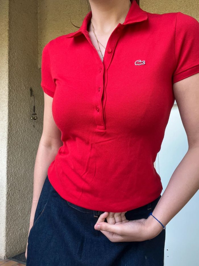 Polo Lacoste sport vintage tennis old money - photo numéro 2