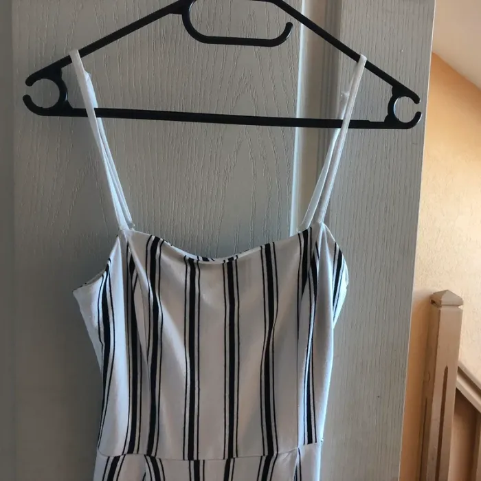 combi pantalons noir et blanc rayures - photo numéro 5