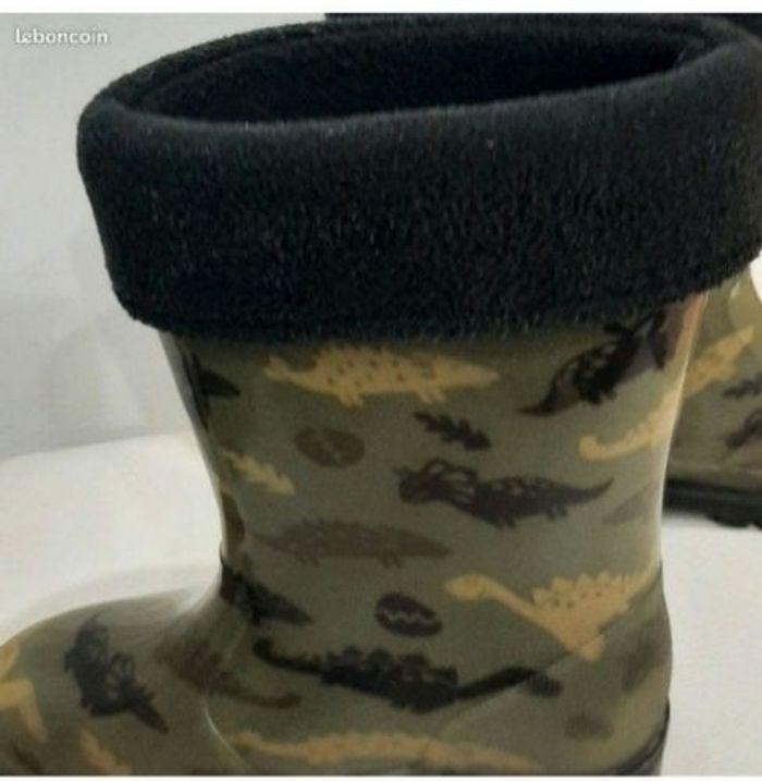 Bottes de pluie et après ski garçons - Pointure 28 - Doublure chaude amovible - - photo numéro 4