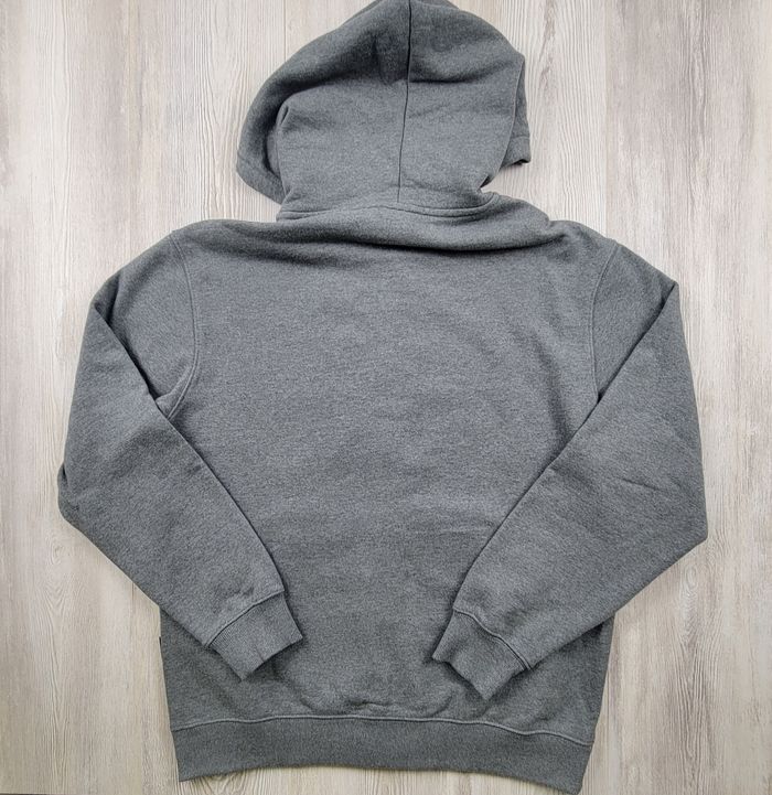 Sweat à capuche Quiksilver gris épais – Zippé – Taille S (taille grand) - photo numéro 5
