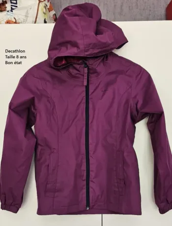 Veste imperméable veste de pluie fille 8 ans