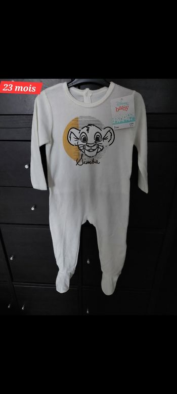 Grenouillère Simba fille 23 mois 