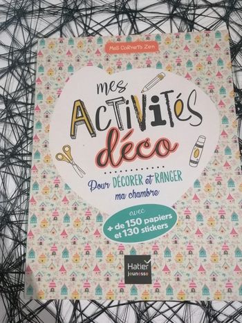 Livre mes activités déco pour décorer et ranger 📗