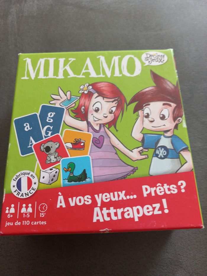 Mikamo jeu France cartes