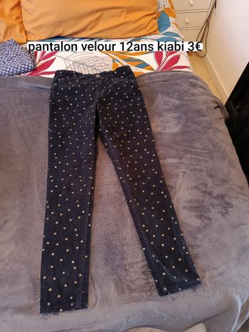 Pantalon velours
