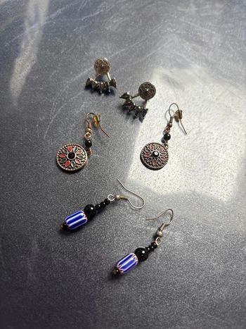 Lot boucles d’oreilles