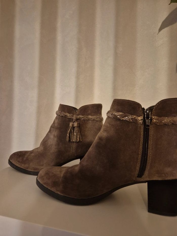 Bottines Marron femme taille 40 - photo numéro 4