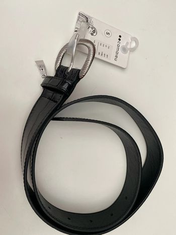 Ceinture noir camaïeu taille s  (103 ) cm neuf avec étiquette