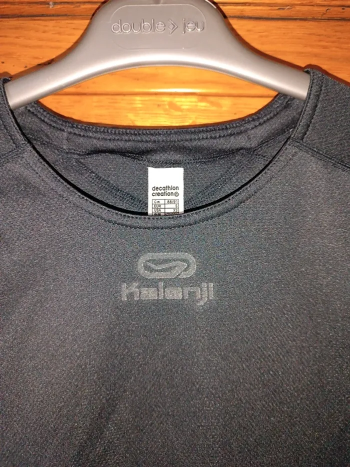 Tee-shirt femme sport kalenji noir - photo numéro 3