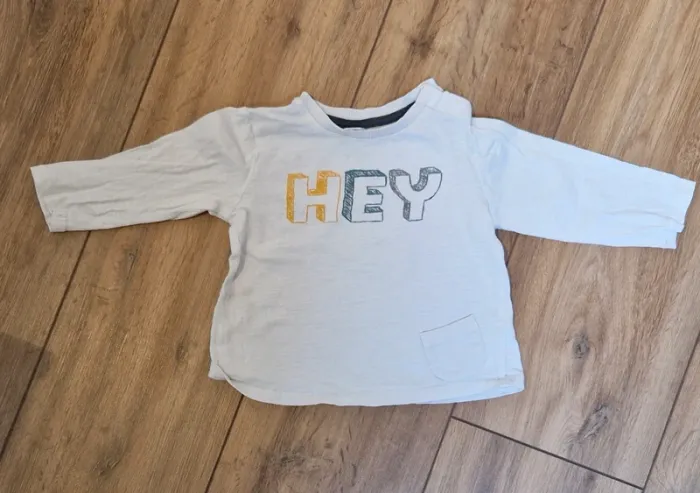 Lot de 4 T-shirts manches longues - 12 mois - photo numéro 2