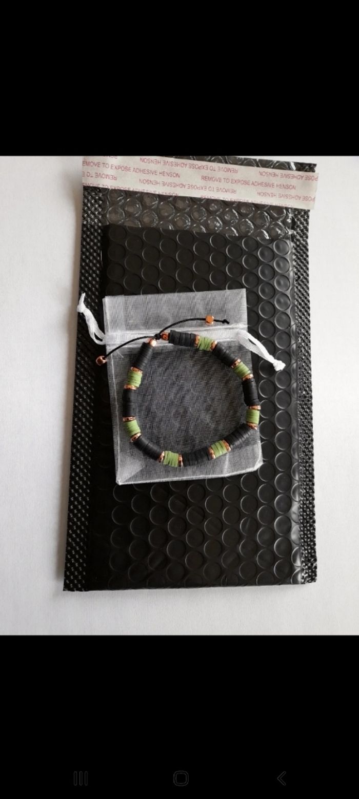 Bracelet perles heishi - photo numéro 8