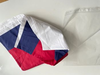 Taie d’oreiller tricolore bleu blanc rouge 50x70 cm