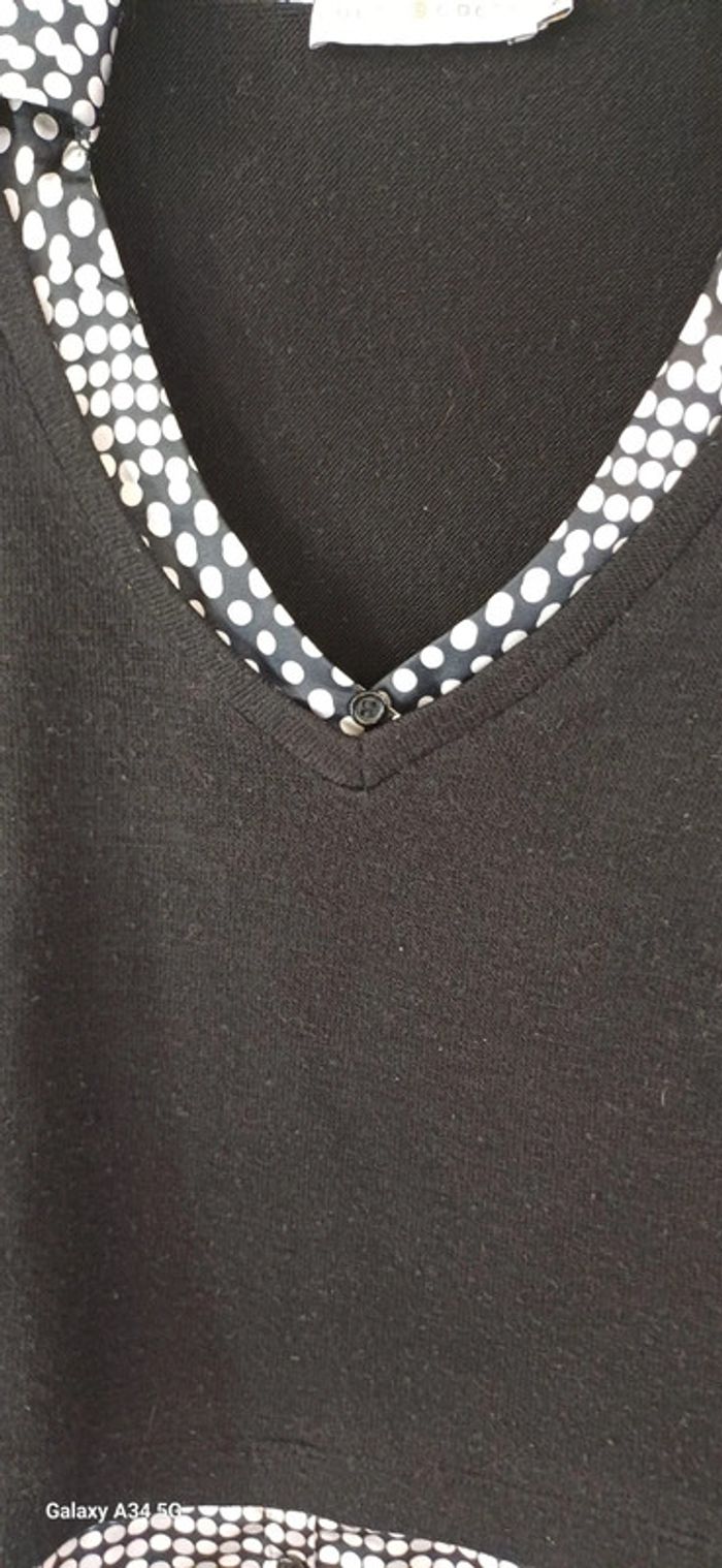 Tee shirt bi matière - photo numéro 3