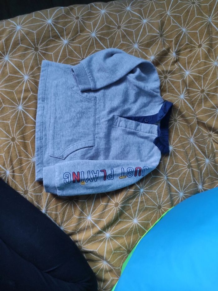 Polo molleton intérieur