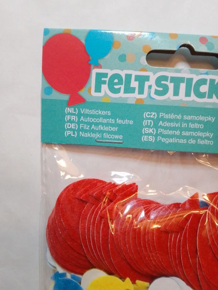 Autocollants feutrine "Ballon" scrapbooking - photo numéro 6