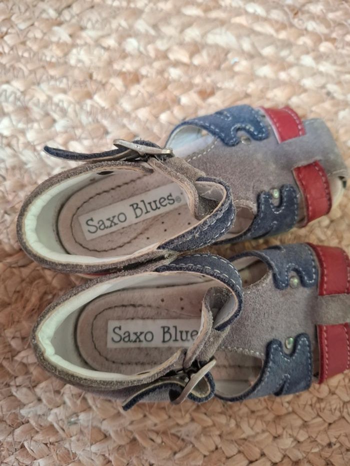 Chaussures cuir été garçon Saxo Blues T 21 - photo numéro 4
