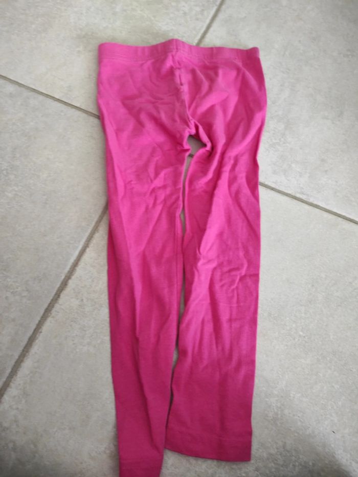 Lot de 3 leggings et 1 pyjama en velours 3 ans - photo numéro 3