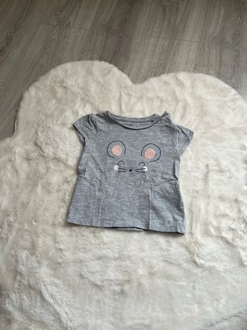 T-shirt manche courte souris 18 mois