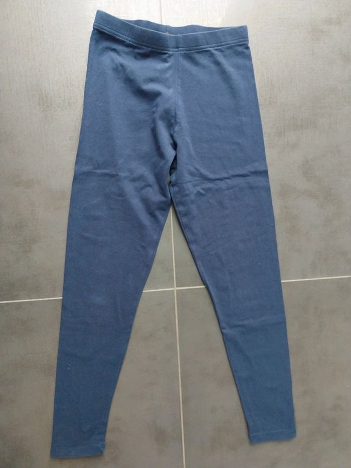 Legging fille 10 ans bleu marine
