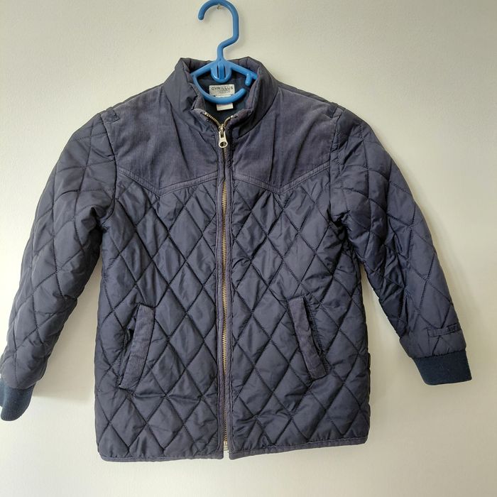 Cyrillus- veste mi saison bleu foncé 6 ans - photo numéro 1