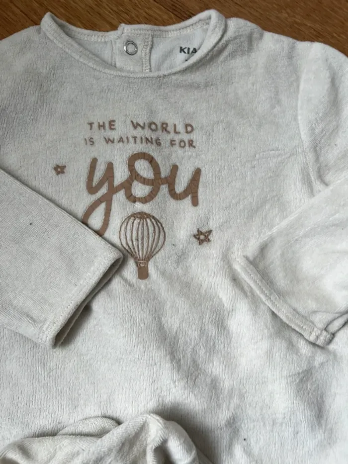 Pyjama beige 18 M - photo numéro 2