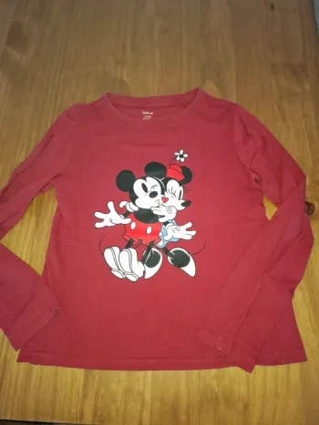 T-shirt ML Minnie et Mickey 10 ans