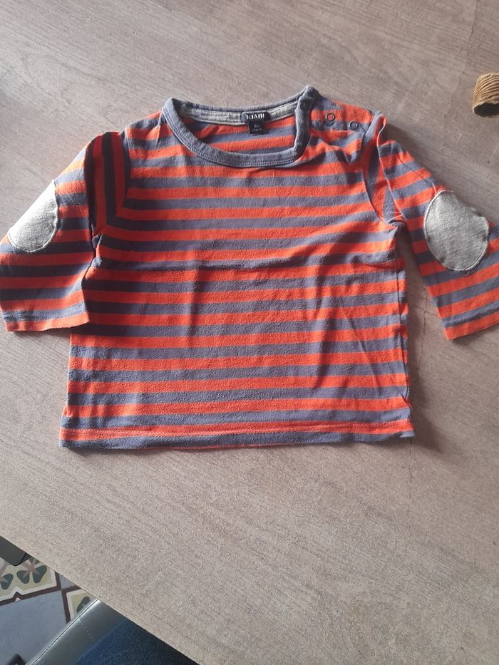 T-shirt manches longues Kiabi garçon 18 mois