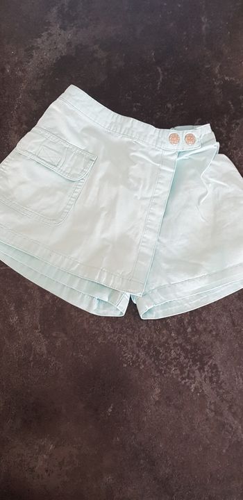 Short jupe turquoise vert d eau