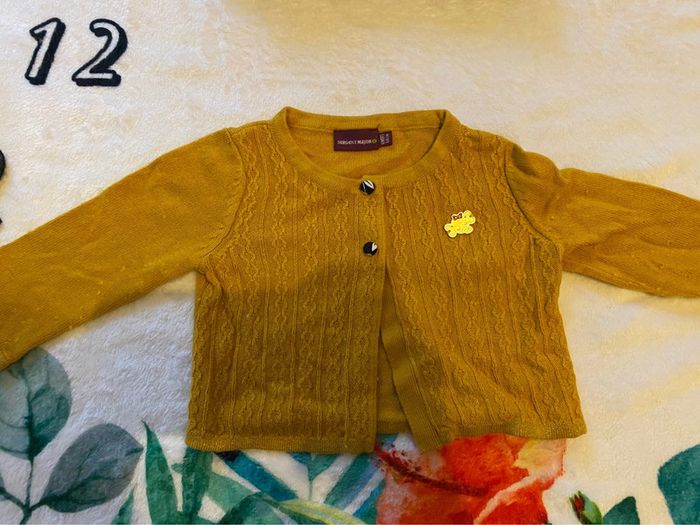 Lot de 3 gilets bébé fille 6 mois - photo numéro 6
