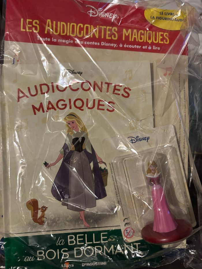 Figurine + Livre La Belle aux Bois Dormant n 25 Les Audiocontes Magiques Disney Altaya