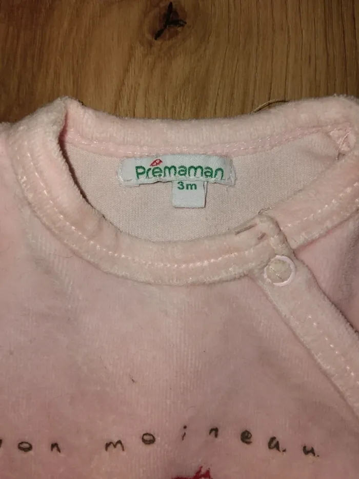 Lots de 3 pyjamas chaud taille 3 mois - photo numéro 4