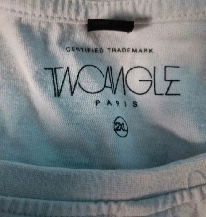 T-shirt à manches longues 2xl blanc - photo numéro 2