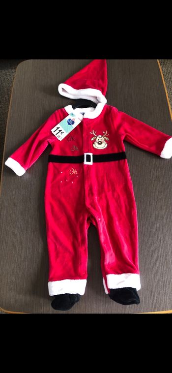 Ensemble pyjamas garçon de noël 12 mois