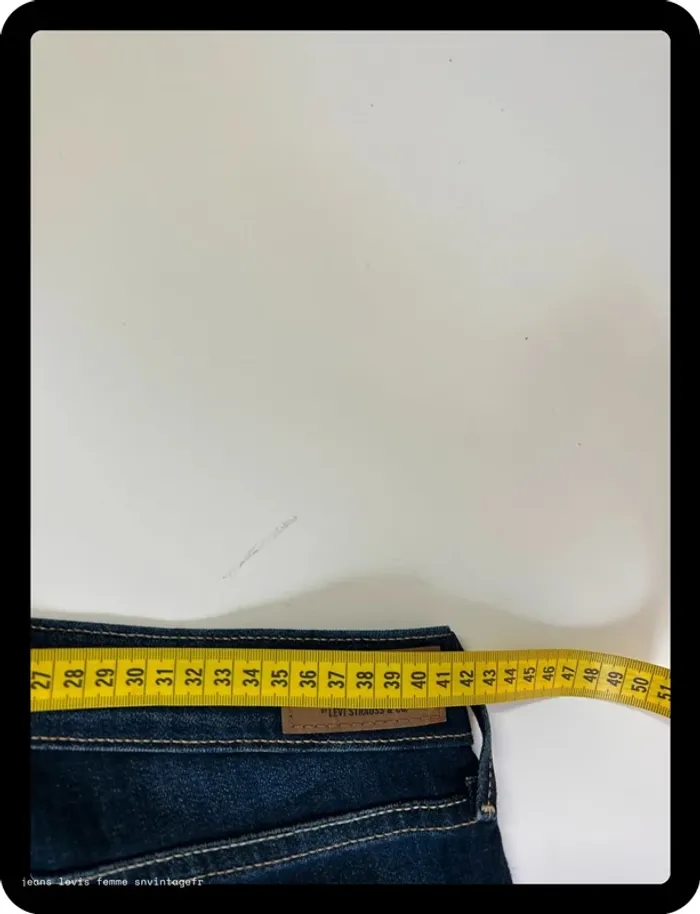 Jean Levi's Signature Femme High Rise Slim Marine | Taille W30 FR40 | BP145 - photo numéro 10