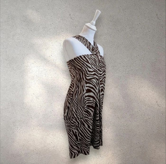 Robe tunique bretelles croisées dos nu Kocca L - photo numéro 3