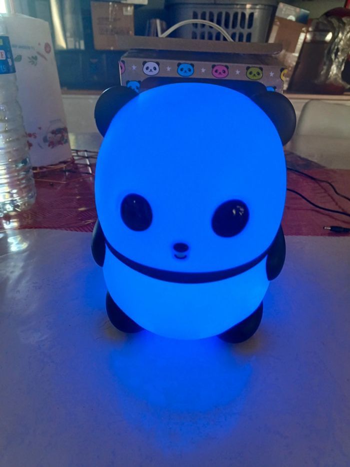 Veilleuse lampe led panda - photo numéro 4