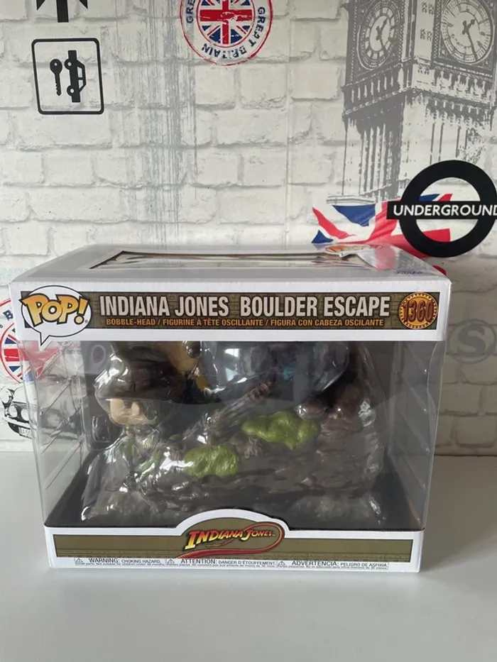 pop indiana jones boulder escape