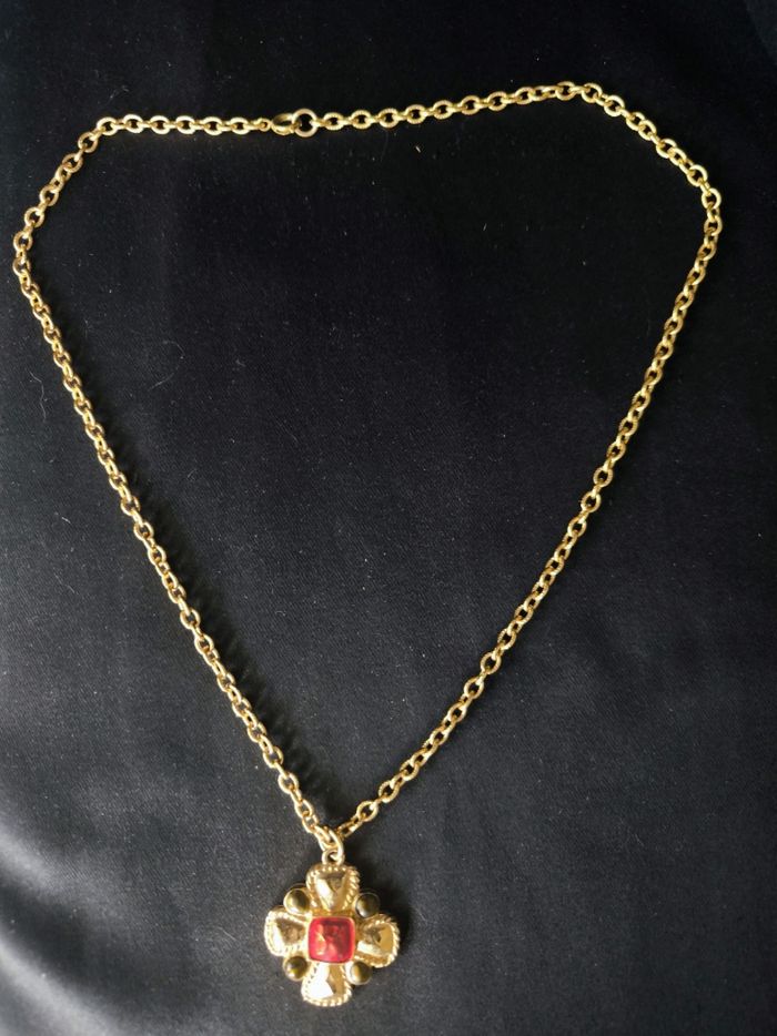 Magnifique collier sautoir Jacques Esterel années 60/70 vintage