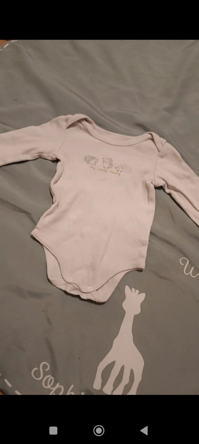 Lot 9 bodies manches longues 3 mois - photo numéro 9