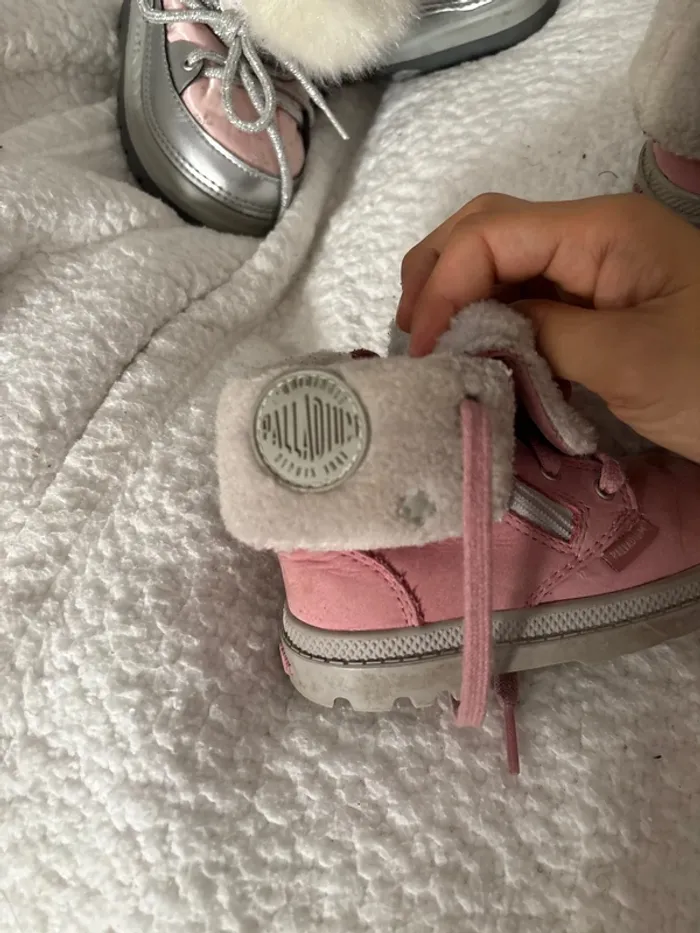 Paire de palladium bébé 22 - photo numéro 8