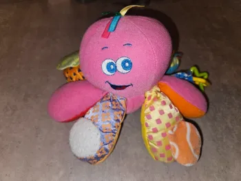 Peluche pieuvre bébé – bon état – éveil sensoriel