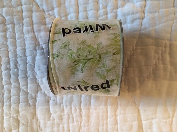 Ruban large imprimé type Jouy, neuf - photo numéro 2