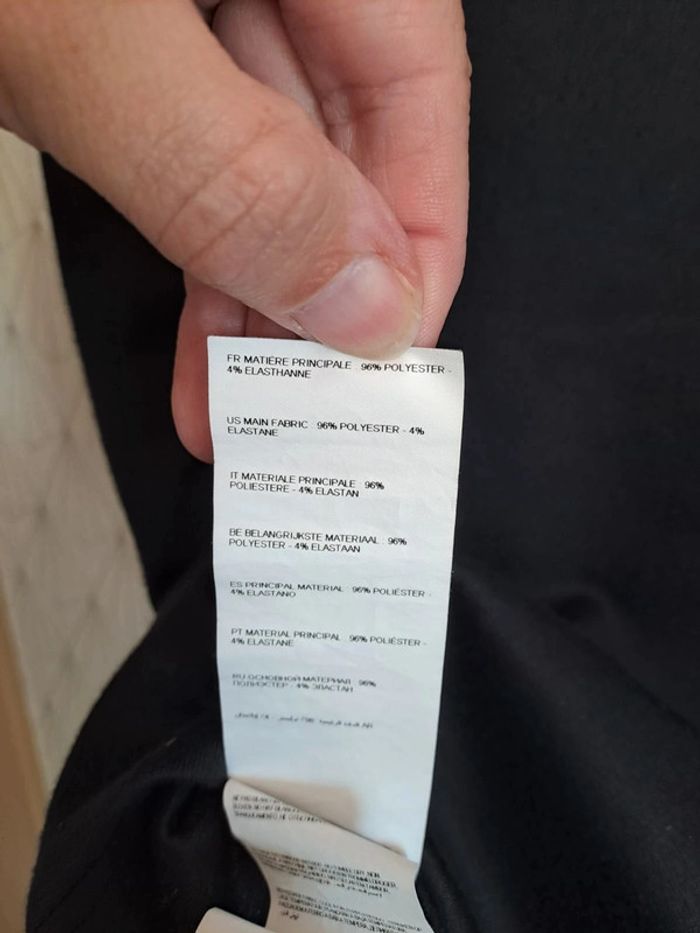 Jolie robe femme Jennyfer S bordeaux blanc et noir tbe - photo numéro 3