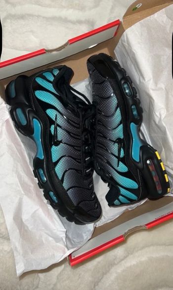 Nike tn noir bleu fluo 36