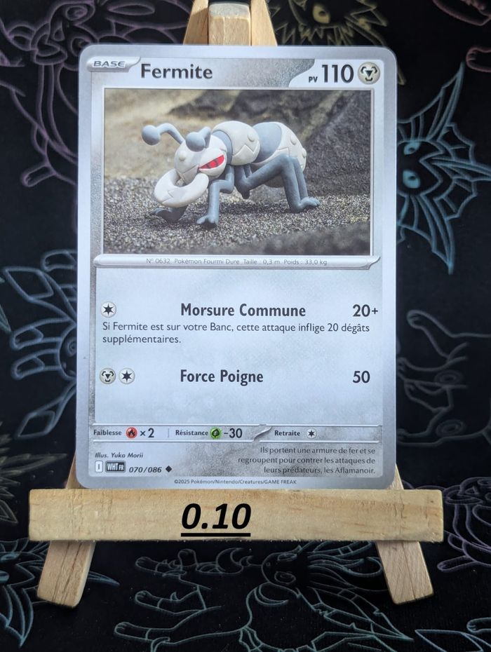 fermite 070/086 flammes blanche