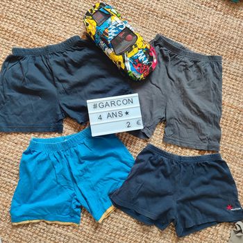 Lot Short garçon 4 ans